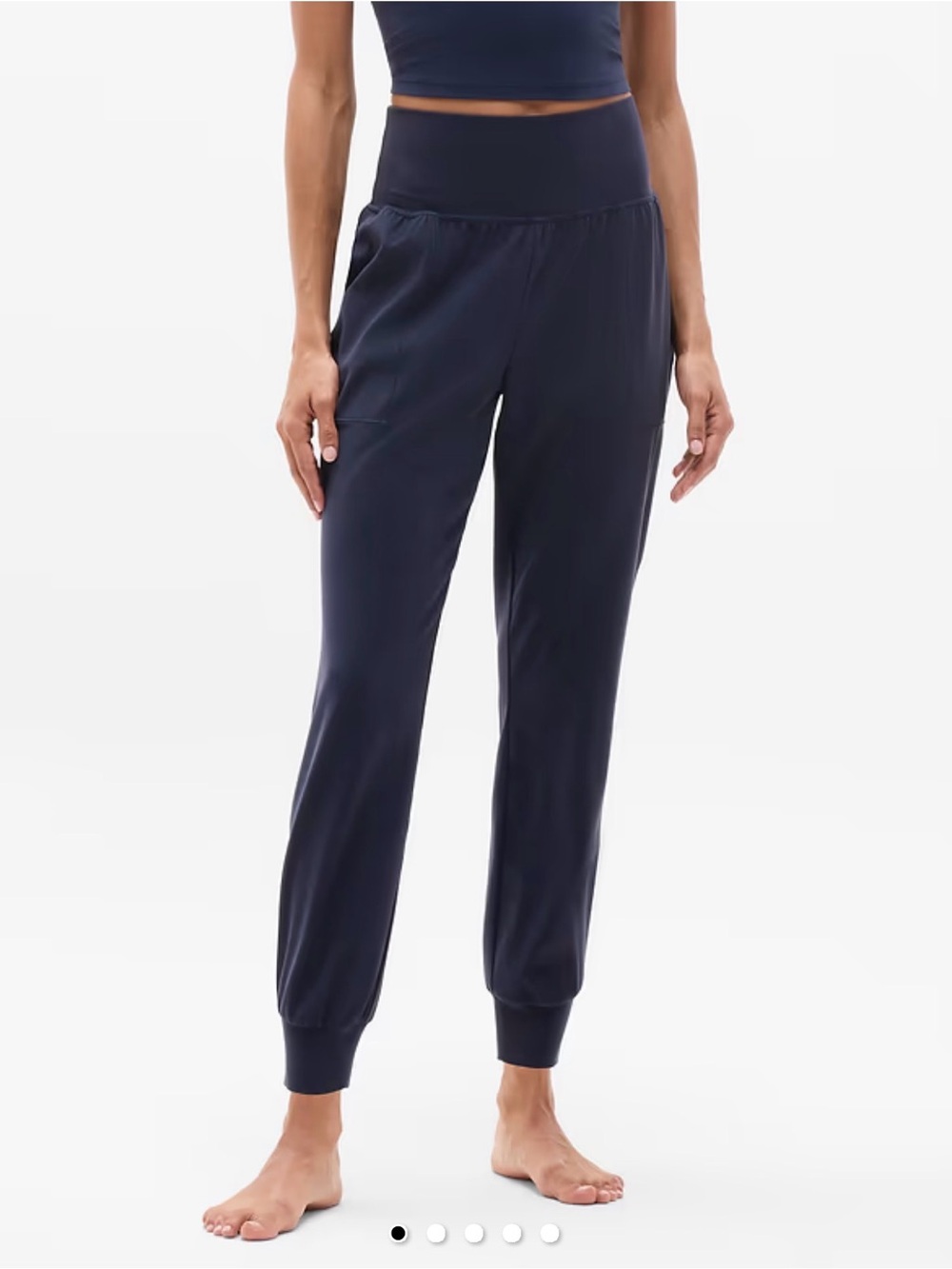 Athleta Salutation Joggers Navy Blue